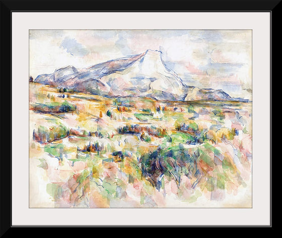 "La Montagne Sainte-Victoire vue des Lauves(1902)", Paul Cezanne