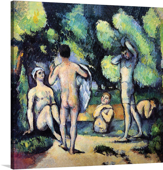 "Bathers(1879-1880)", Paul Cezanne