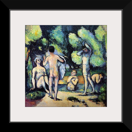 "Bathers(1879-1880)", Paul Cezanne