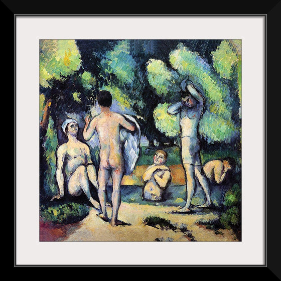 "Bathers(1879-1880)", Paul Cezanne