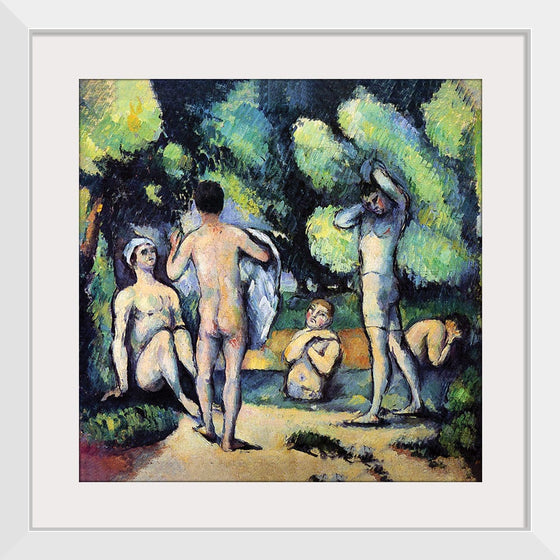 "Bathers(1879-1880)", Paul Cezanne