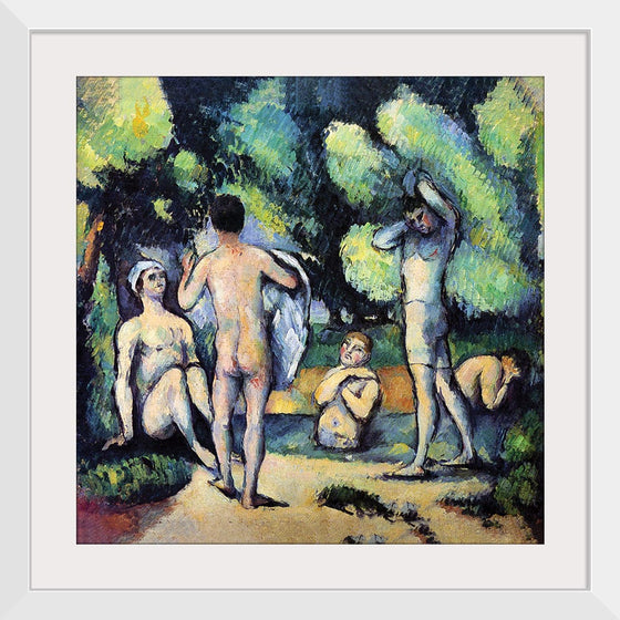 "Bathers(1879-1880)", Paul Cezanne