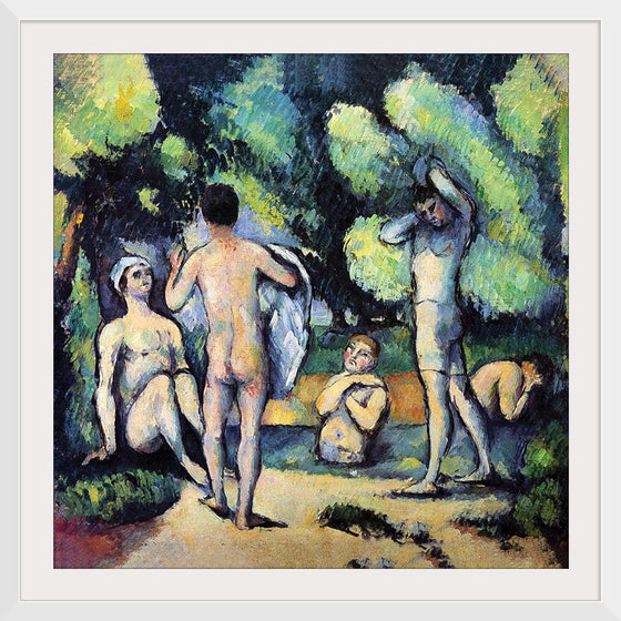 "Bathers(1879-1880)", Paul Cezanne