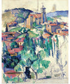 "The Village of Gardanne(1885-1886)", Paul Cezanne