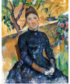 "Madame Cézanne dans la serre(1891)", Paul Cezanne