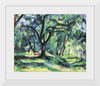 "Sous-bois(1890-1892)", Paul Cezanne