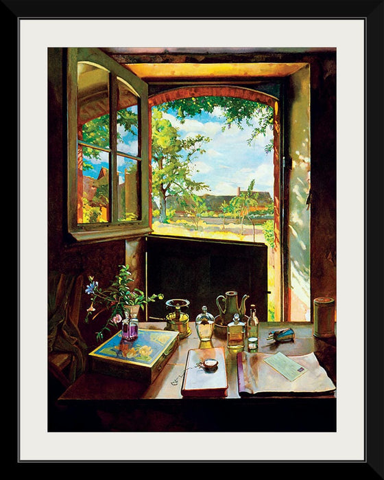 "Open door on a garden", Konstantin Somov