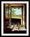 "Open door on a garden", Konstantin Somov