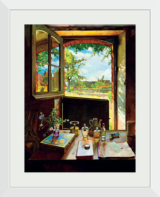 "Open door on a garden", Konstantin Somov