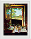 "Open door on a garden", Konstantin Somov