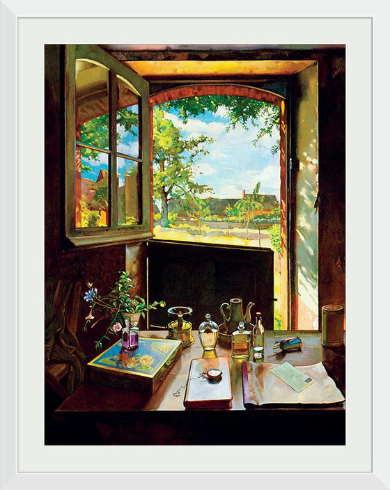 "Open door on a garden", Konstantin Somov