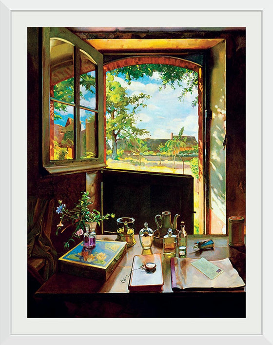"Open door on a garden", Konstantin Somov