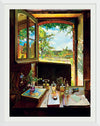 "Open door on a garden", Konstantin Somov