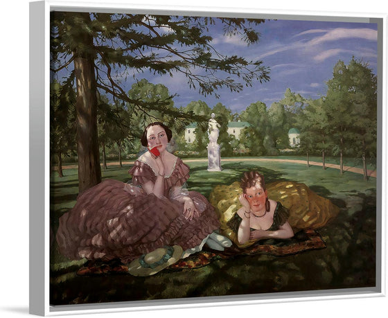 "Two ladies in the park (1919)", Konstantin Somov