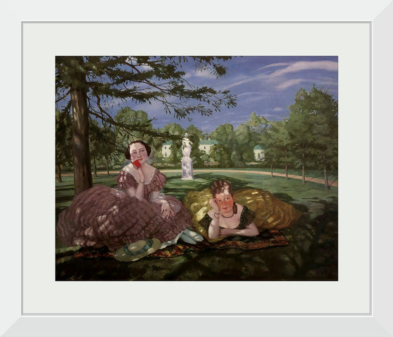 "Two ladies in the park (1919)", Konstantin Somov