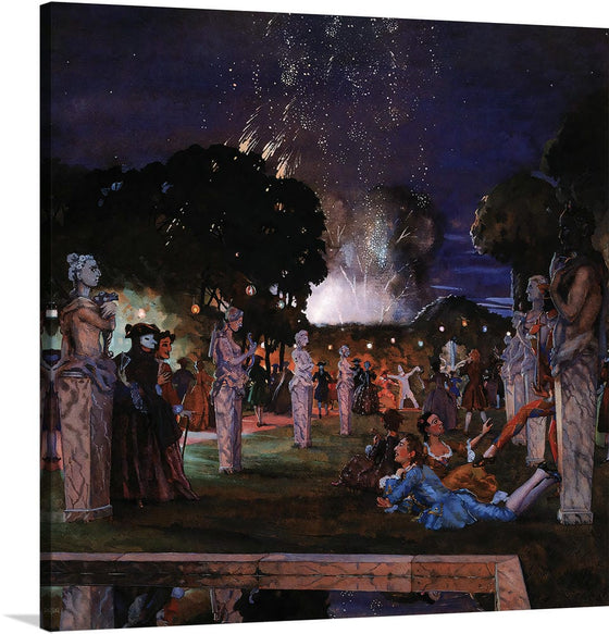"Holiday near Venice", Konstantin Somov