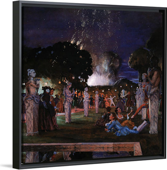 "Holiday near Venice", Konstantin Somov