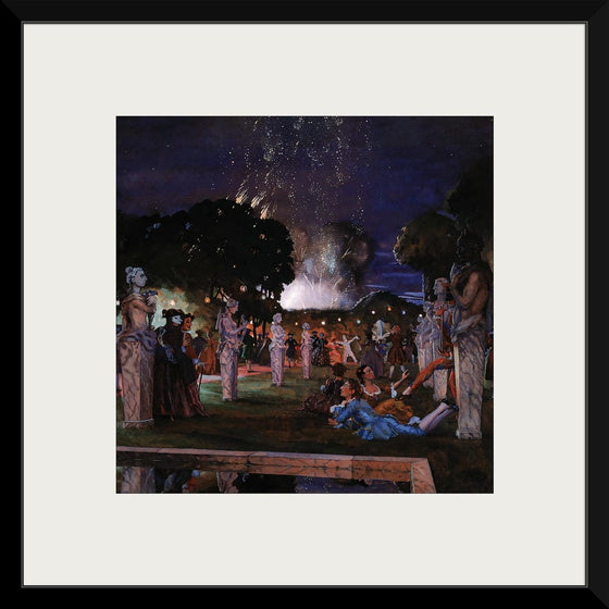 "Holiday near Venice", Konstantin Somov
