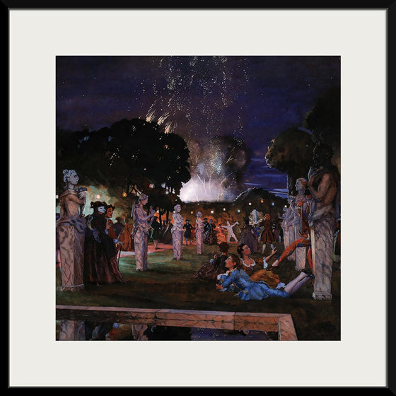 "Holiday near Venice", Konstantin Somov