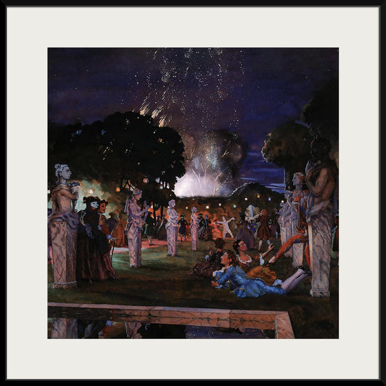 "Holiday near Venice", Konstantin Somov