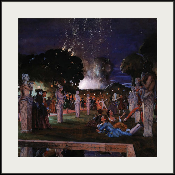 "Holiday near Venice", Konstantin Somov