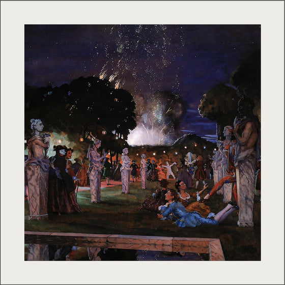 "Holiday near Venice", Konstantin Somov