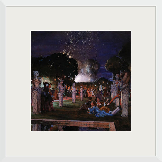 "Holiday near Venice", Konstantin Somov