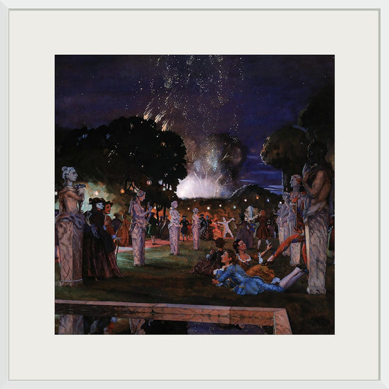 "Holiday near Venice", Konstantin Somov