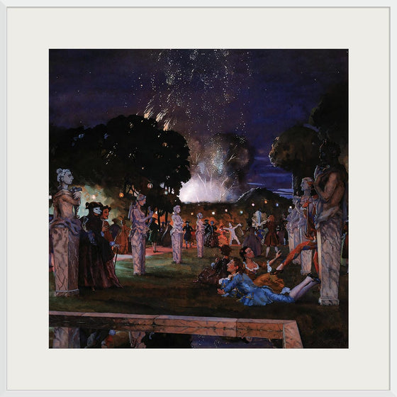 "Holiday near Venice", Konstantin Somov