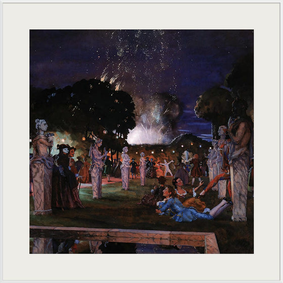 "Holiday near Venice", Konstantin Somov