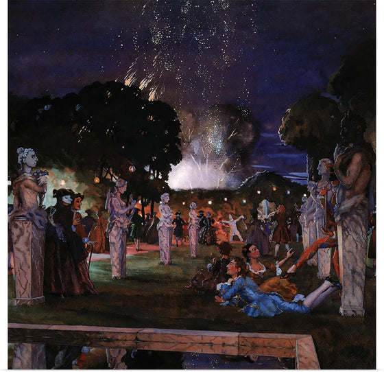 "Holiday near Venice", Konstantin Somov