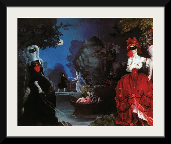 "Moonlight masquerade(1939)", Konstantin Somov