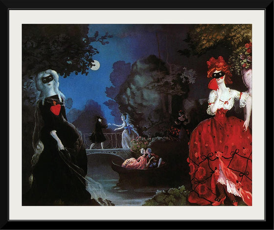 "Moonlight masquerade(1939)", Konstantin Somov