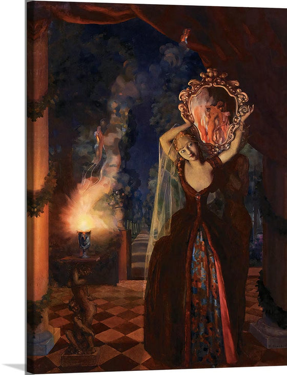 "Enchantress(1939)", Konstantin Somov