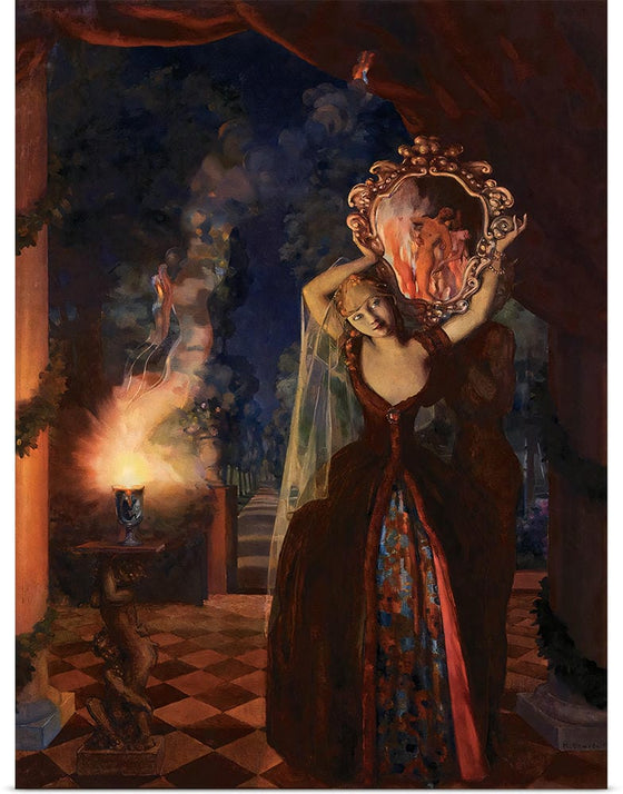 "Enchantress(1939)", Konstantin Somov