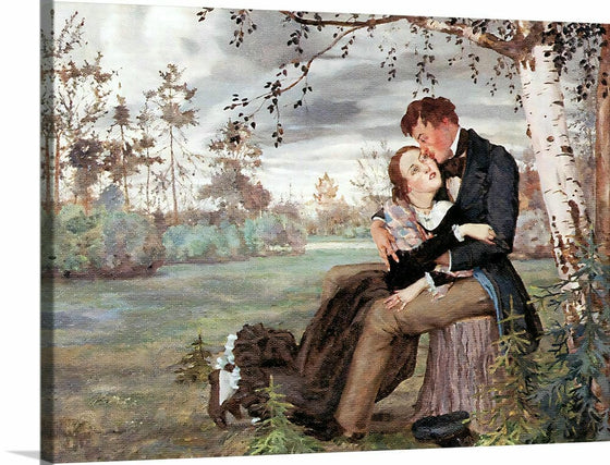"Lovers(1939)", Konstantin Somov