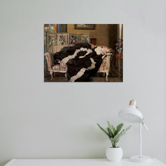 "A sleeping woman", Konstantin Somov