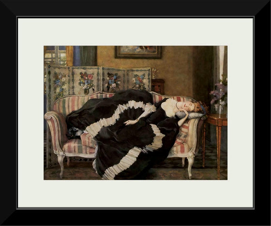 "A sleeping woman", Konstantin Somov
