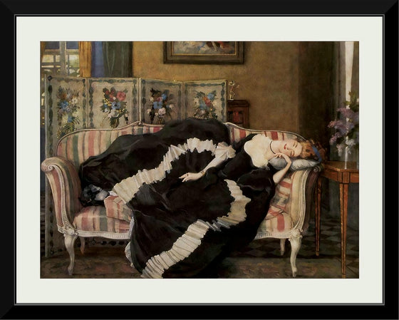 "A sleeping woman", Konstantin Somov