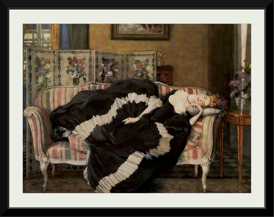"A sleeping woman", Konstantin Somov