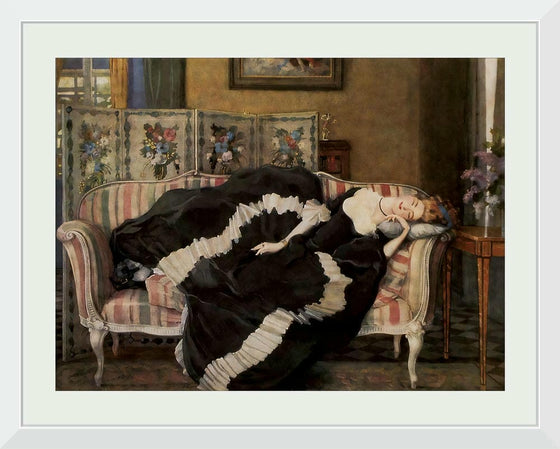 "A sleeping woman", Konstantin Somov