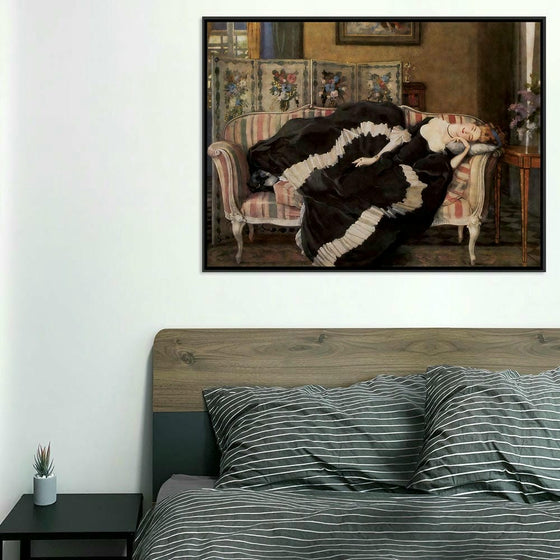 "A sleeping woman", Konstantin Somov
