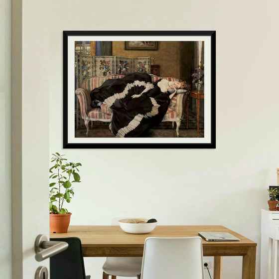 "A sleeping woman", Konstantin Somov