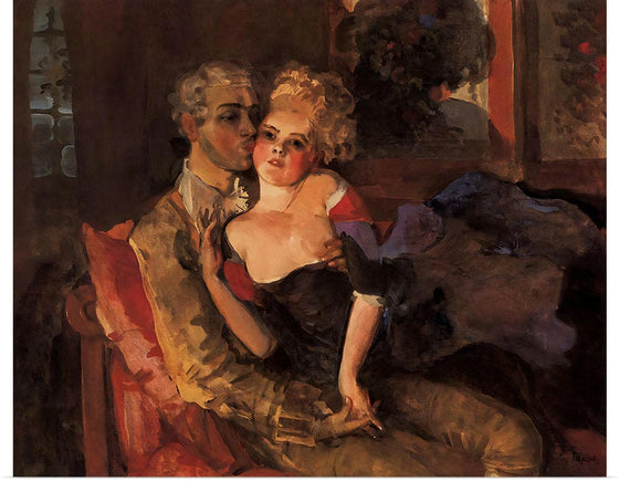"Lovers Evening(1910)", Konstantin Somov