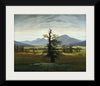 "Village Landscape in Morning Light (The Lone Tree)(1822)", Caspar David Friedrich