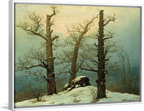 "Cairn in Snow(1807)", Caspar David Friedrich