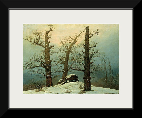 "Cairn in Snow(1807)", Caspar David Friedrich