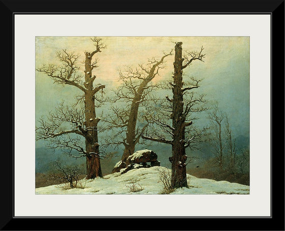 "Cairn in Snow(1807)", Caspar David Friedrich