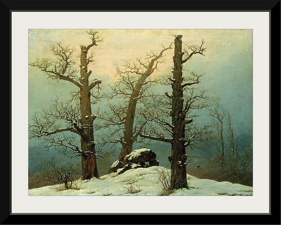"Cairn in Snow(1807)", Caspar David Friedrich