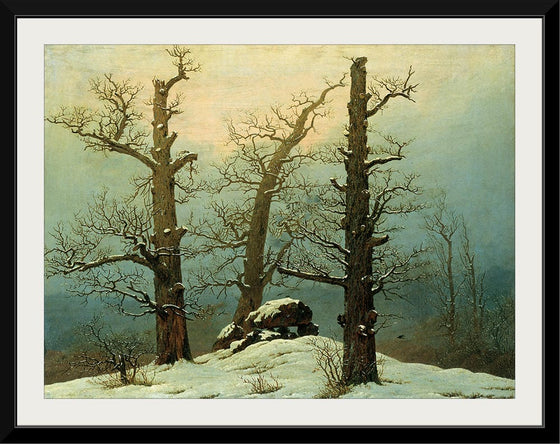 "Cairn in Snow(1807)", Caspar David Friedrich